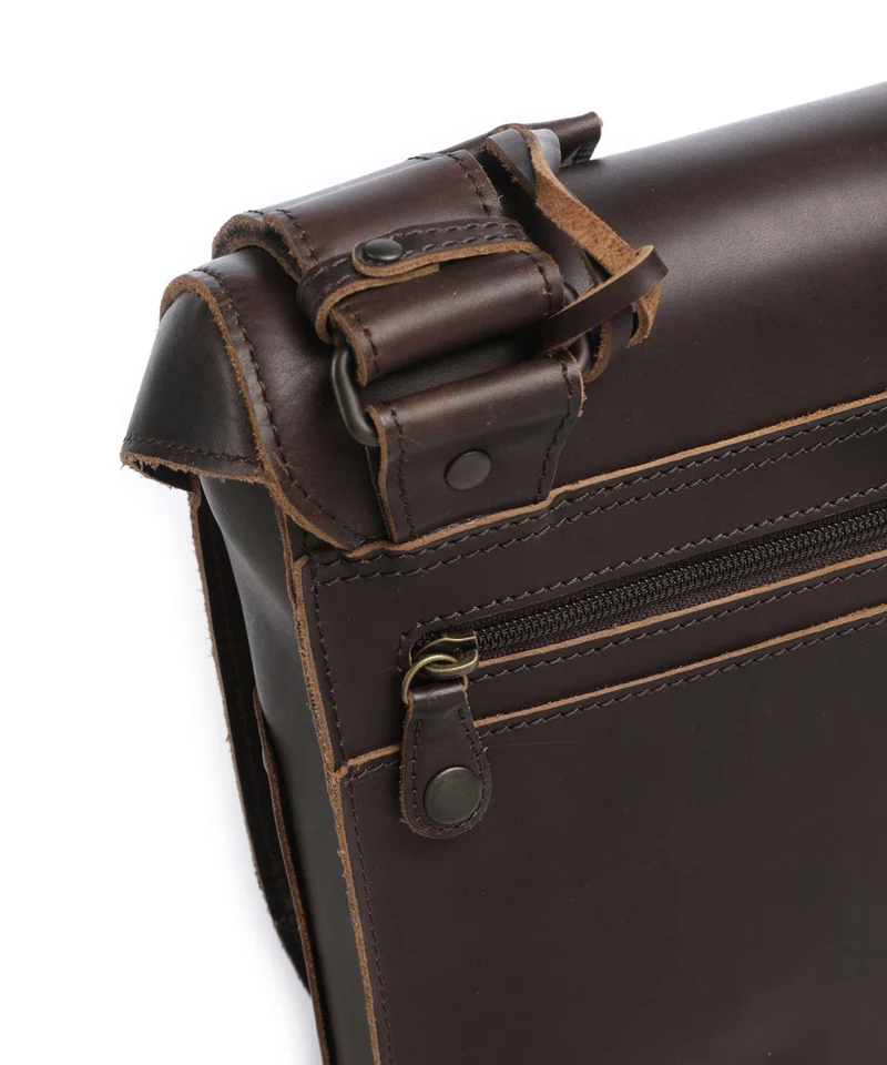 Aunts & Uncles Heritage Jason Sac bandoulière dark brown