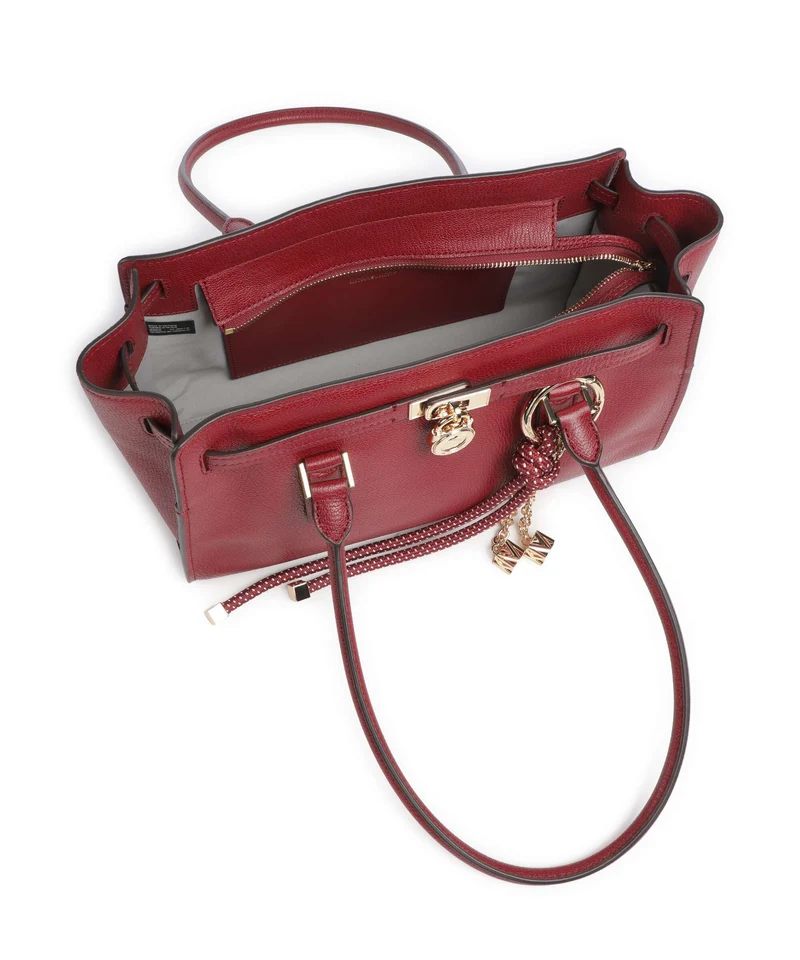Michael Kors Hamilton Moderne Small Sac porté épaule deep red