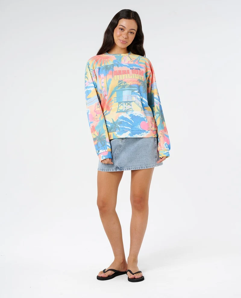Surf Side Relaxed Crew Fleece