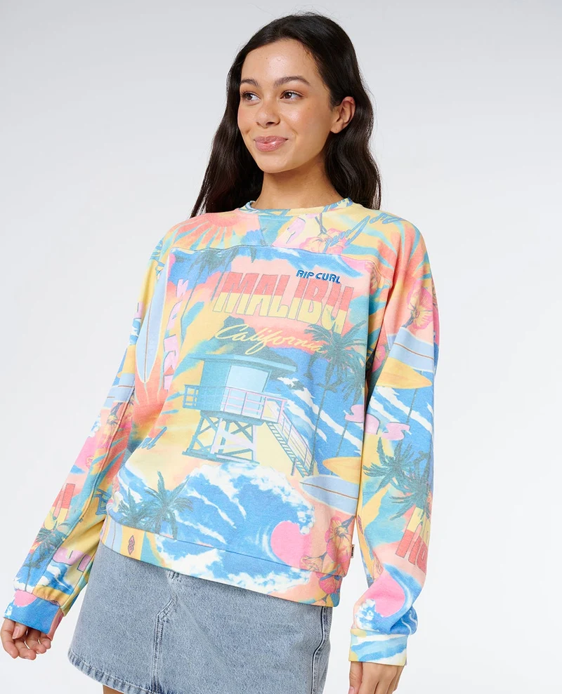 Surf Side Relaxed Crew Fleece