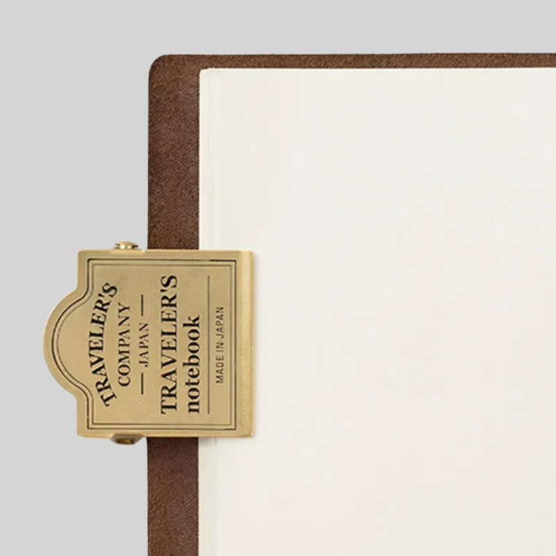 Traveler's Notebook Brass Clip