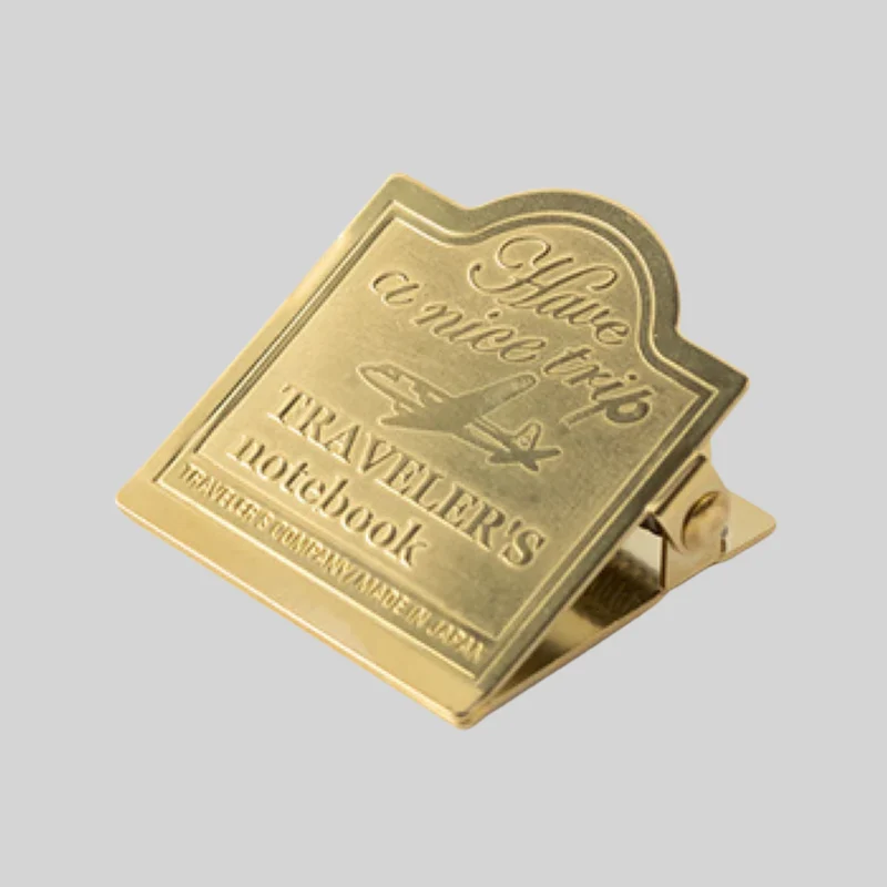 Traveler's Notebook Brass Clip