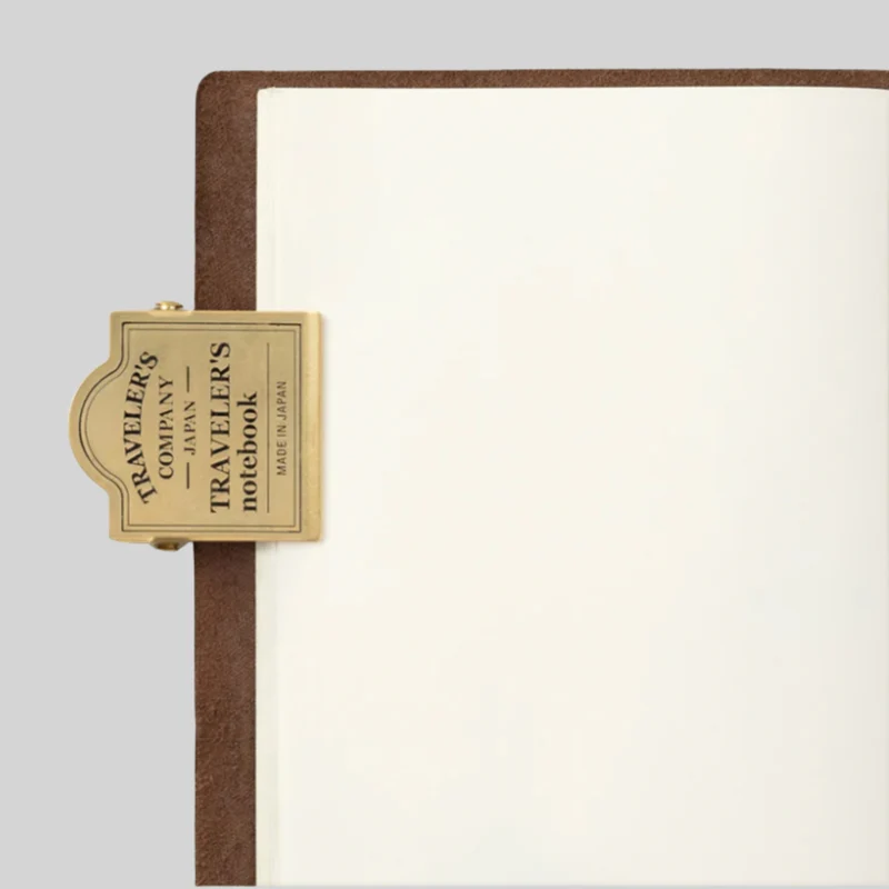 Traveler's Notebook Brass Clip