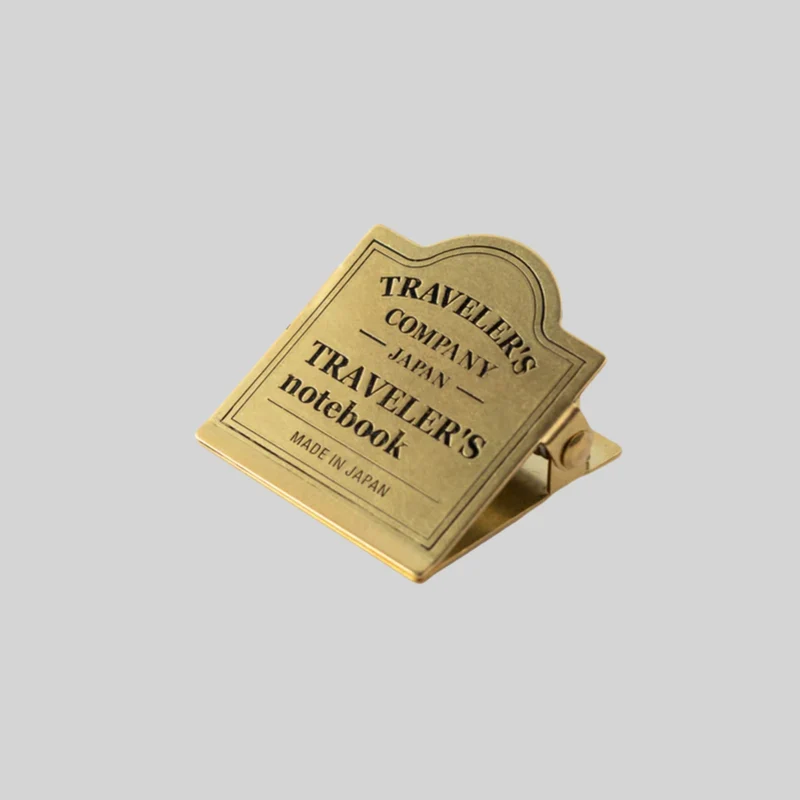 Traveler's Notebook Brass Clip