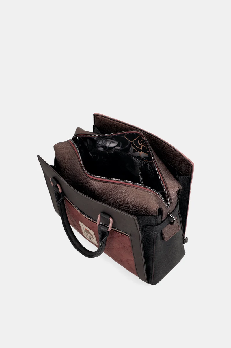 Sac à main avec anse et bandoulière Parisian