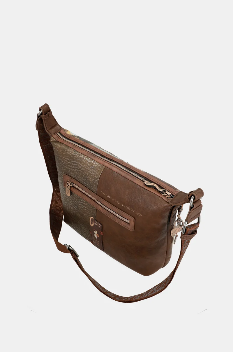 Grand sac à bandoulière avec poches Outer