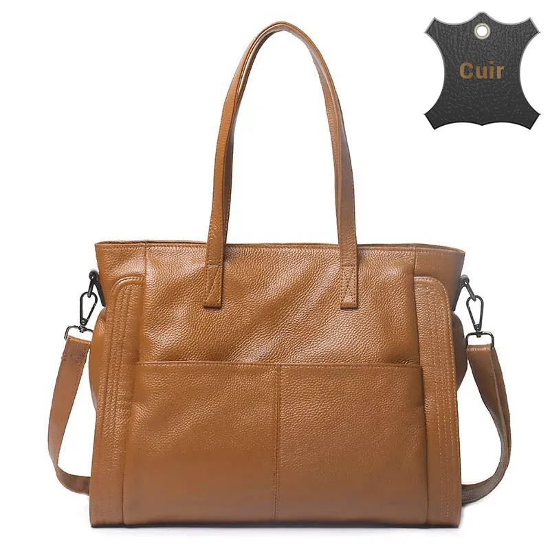 Ivy grand sac bandoulière cuir femme