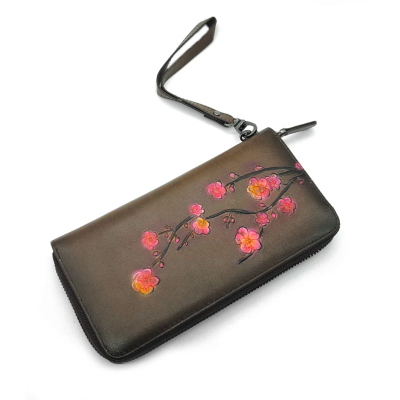 Sakura portefeuille cuir femme