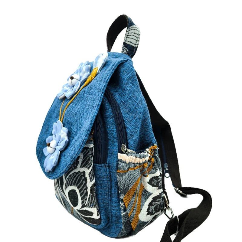 Aster petit sac à dos femme toile