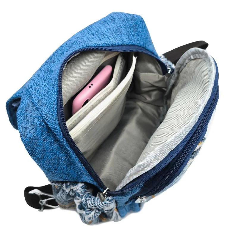 Aster petit sac à dos femme toile