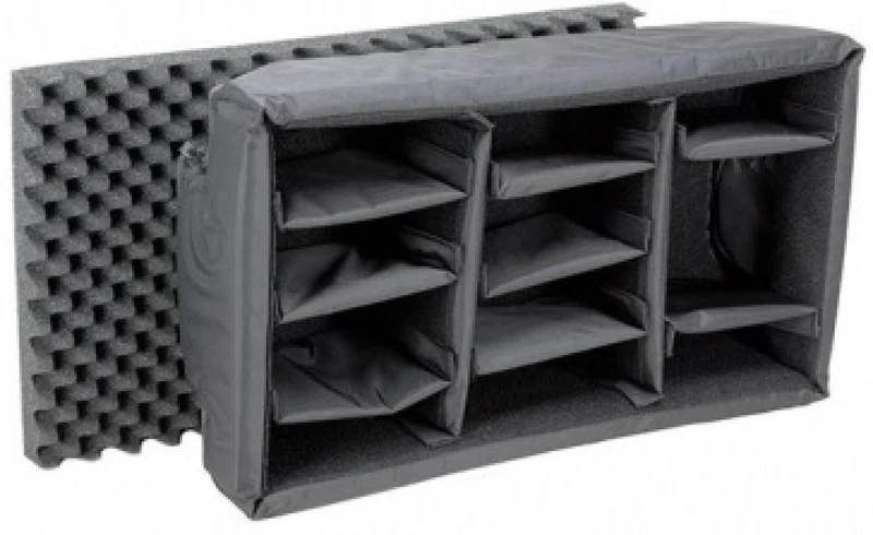 Valise Rigide à Roulettes Nanuk 960 avec Séparateurs Rembourrés (Noir)