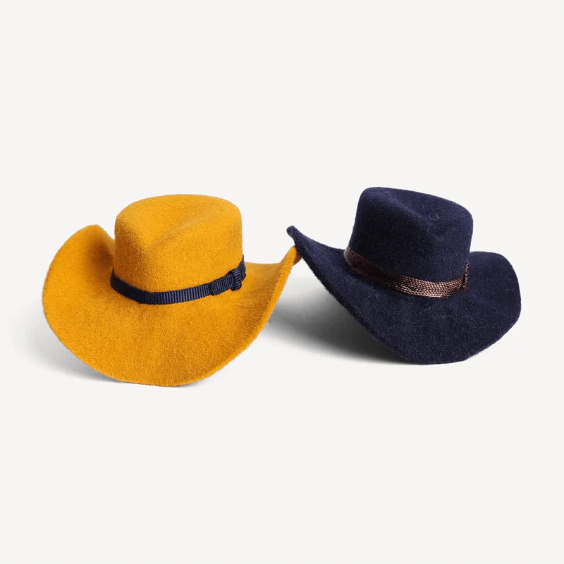Mini breloque pour chapeau - Bleu marine