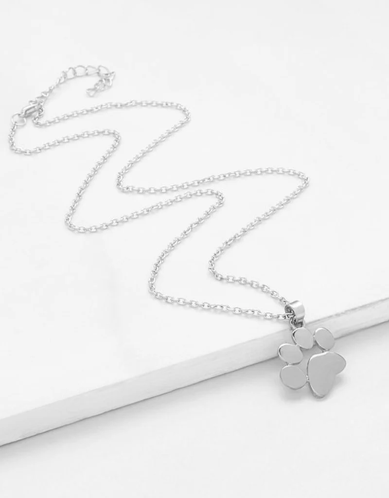Footprint Pendant Necklace