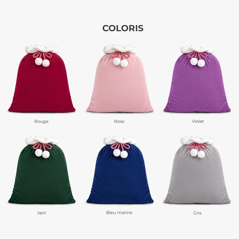 Cadeaux Adorables Pour Enfants - Sac De Noël Personnalisable Avec Prénom