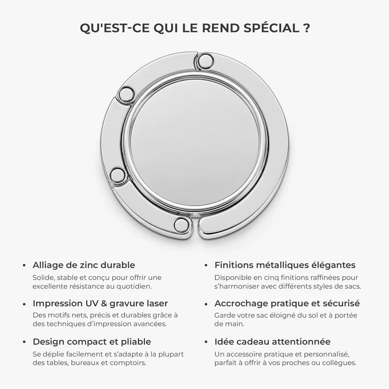 Cadeau Famille Original - Accroche Sac Personnalisable