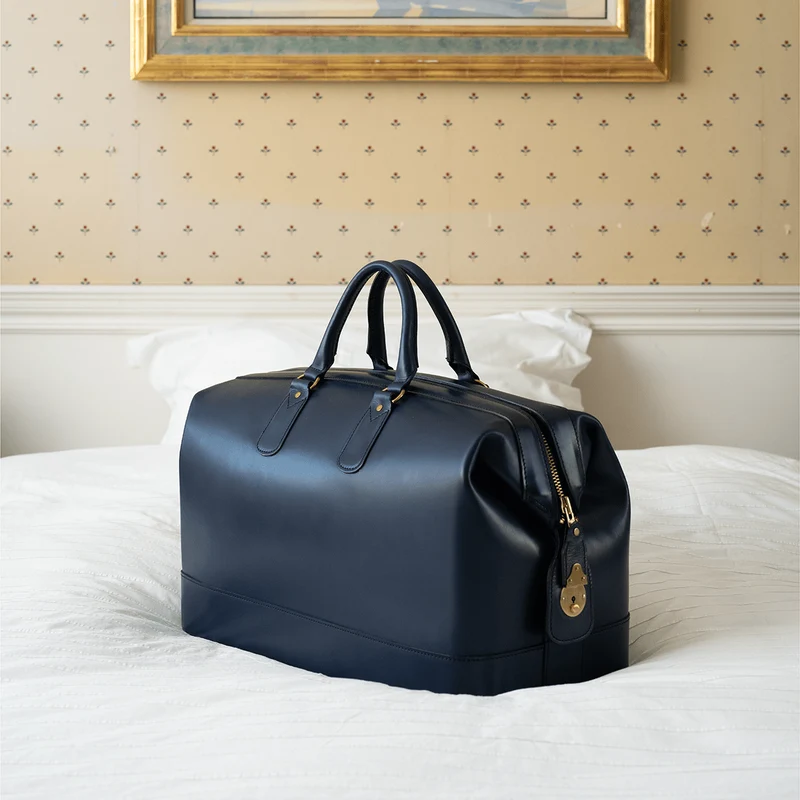 Bridle Cambridge Weekender - Bleu royal