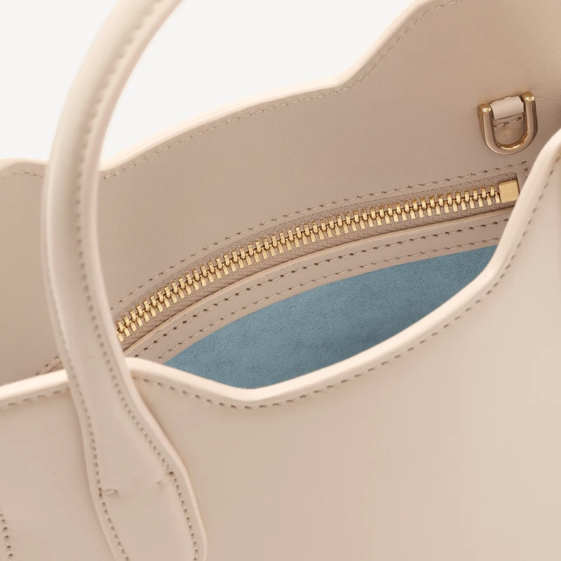 Mini sac cabas Swaine - Perle