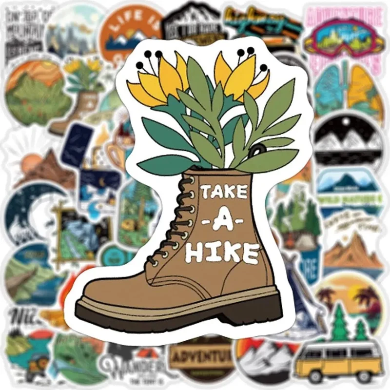Autocollants Voyage Valise | Pack 100 Stickers Pvc