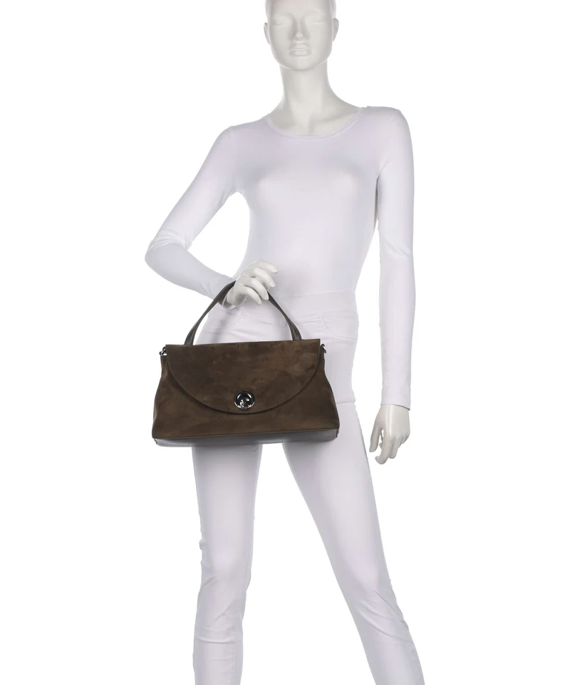 Coccinelle Nikla Suede Sac à main fango