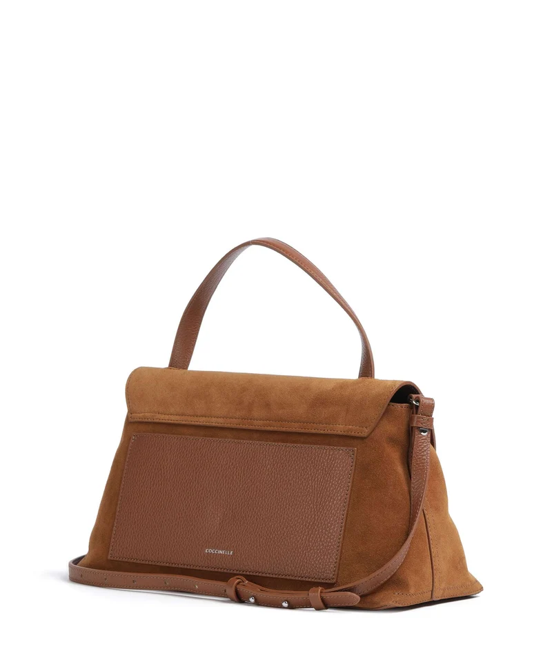 Coccinelle Nikla Suede Sac à main cognac