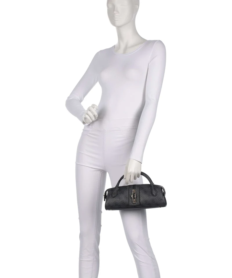 Guess Yvonne Logo Mini Sac à main coal logo