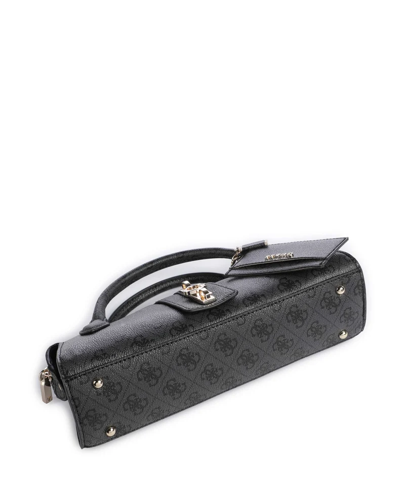 Guess Yvonne Logo Mini Sac à main coal logo