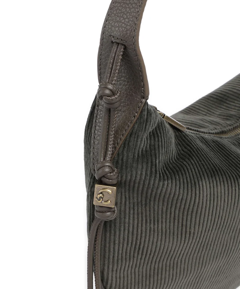Coccinelle Thess Corduroy Sac fourre-tout fango
