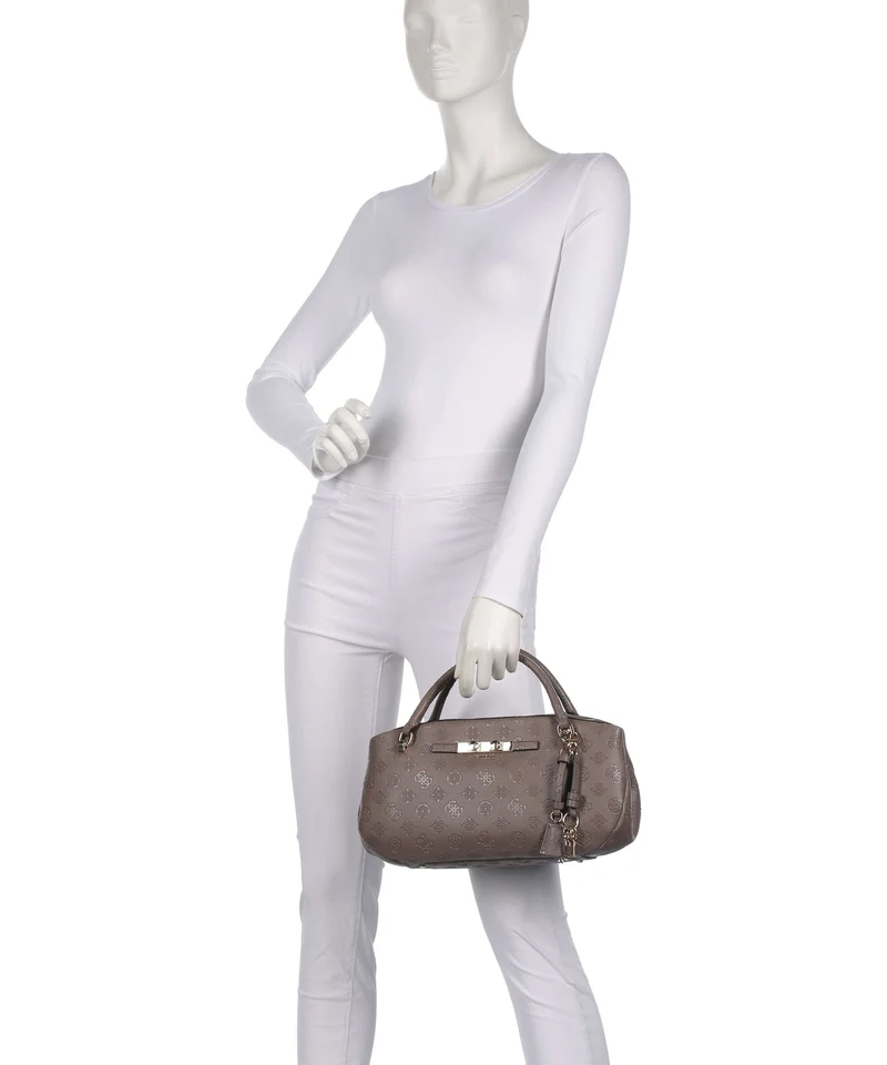 Guess Carmella Sac à main taupe logo