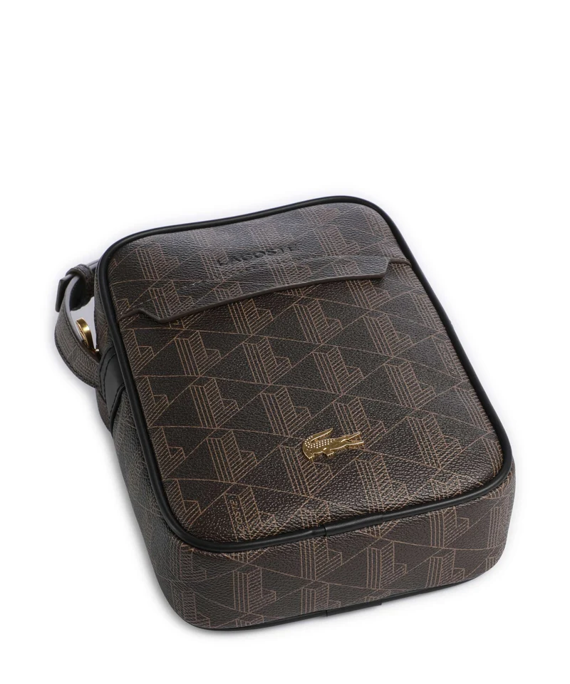 Lacoste The Blend Sac bandoulière mono slate black shitake