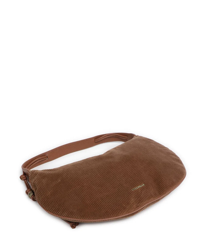Coccinelle Thess Corduroy Sac fourre-tout cognac
