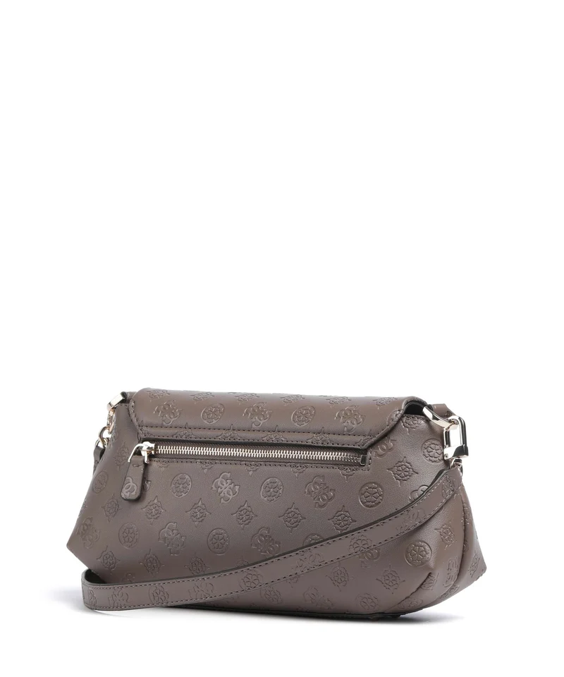 Guess Carmella Sac bandoulière taupe logo