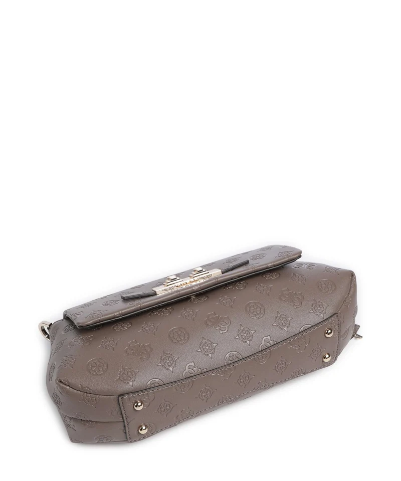 Guess Carmella Sac bandoulière taupe logo