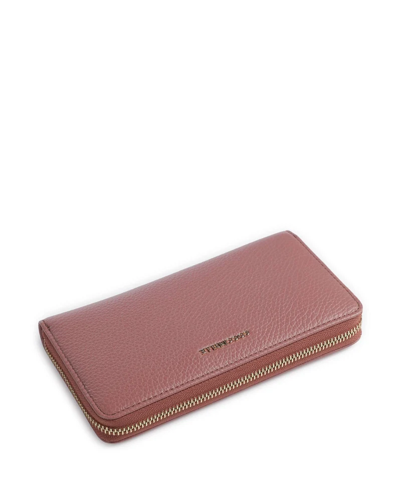 Coccinelle Metallic Soft Portefeuille winter rose