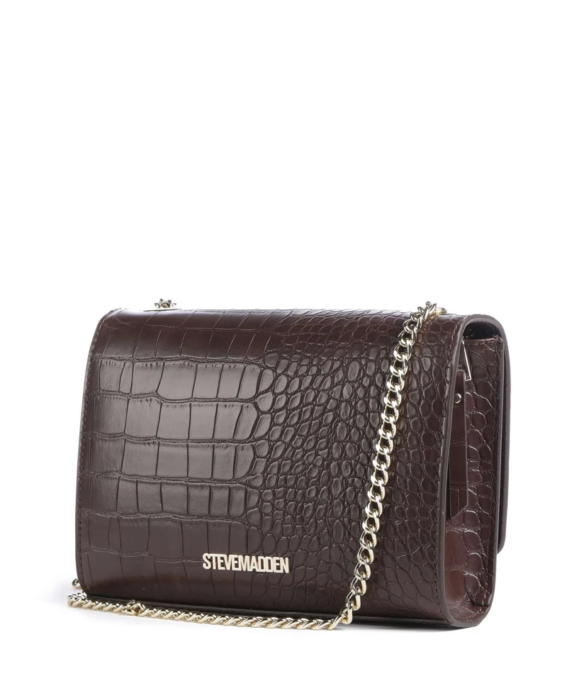 Steve Madden BRAMONIE Sac bandoulière chocolate/gold