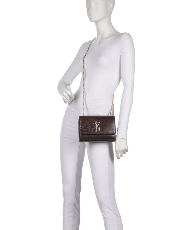Steve Madden BRAMONIE Sac bandoulière chocolate/gold