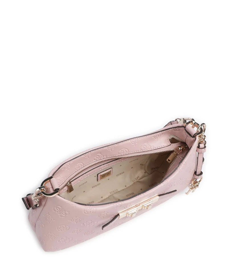 Guess Carmella Sac porté épaule light pink logo