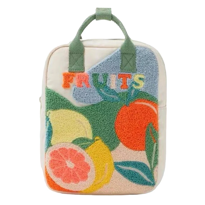 Cartable dinosaure maternelle dessin animé brodé