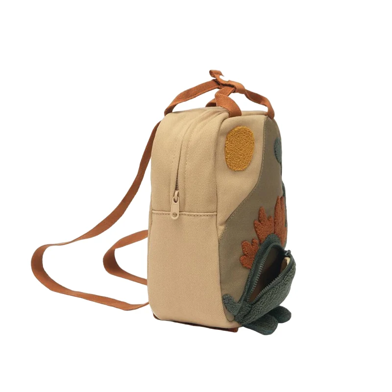 Cartable dinosaure maternelle dessin animé brodé