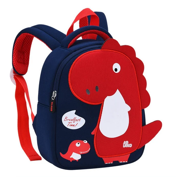 Cartable maternelle dinosaure fermeture anti-perte