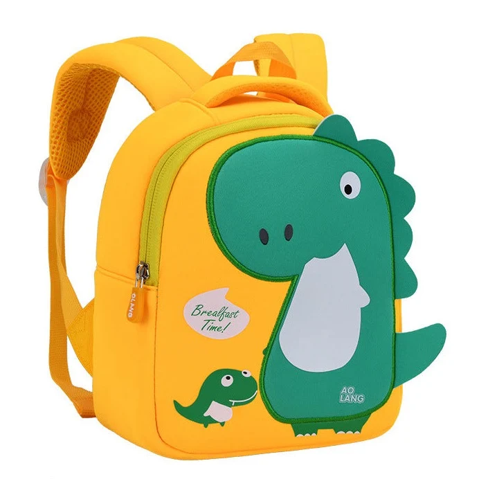 Cartable maternelle dinosaure fermeture anti-perte