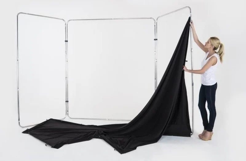 Toile de fond pour Support Panoramique 13' (Noir)