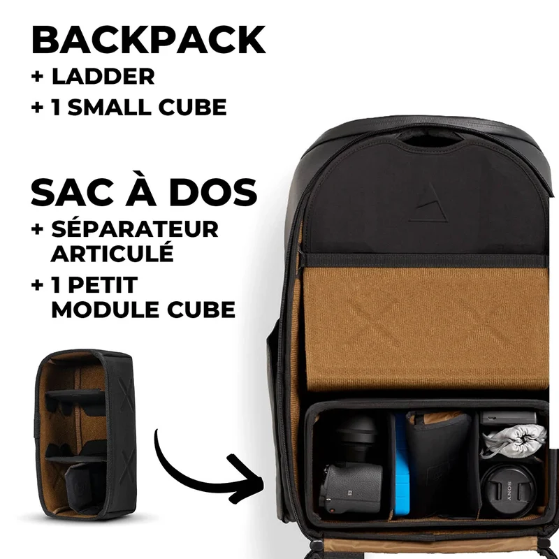 Sac à dos McKinnon 25L + 1 petit cube