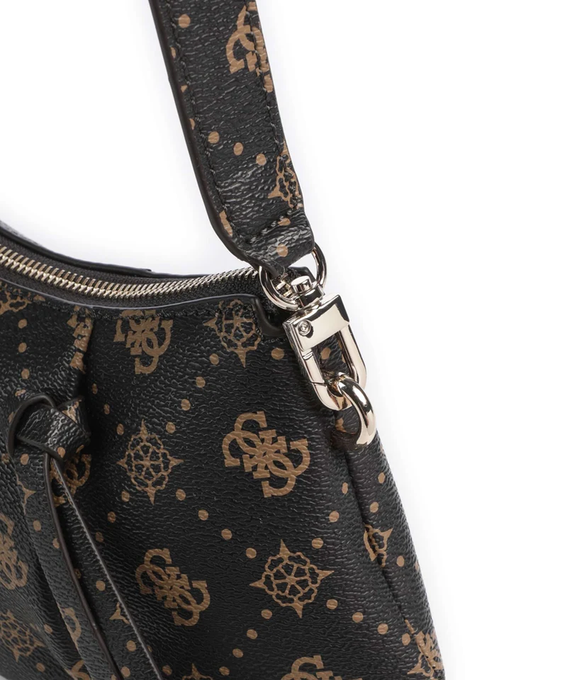 Guess Allegra Logo Sac porté épaule espresso logo