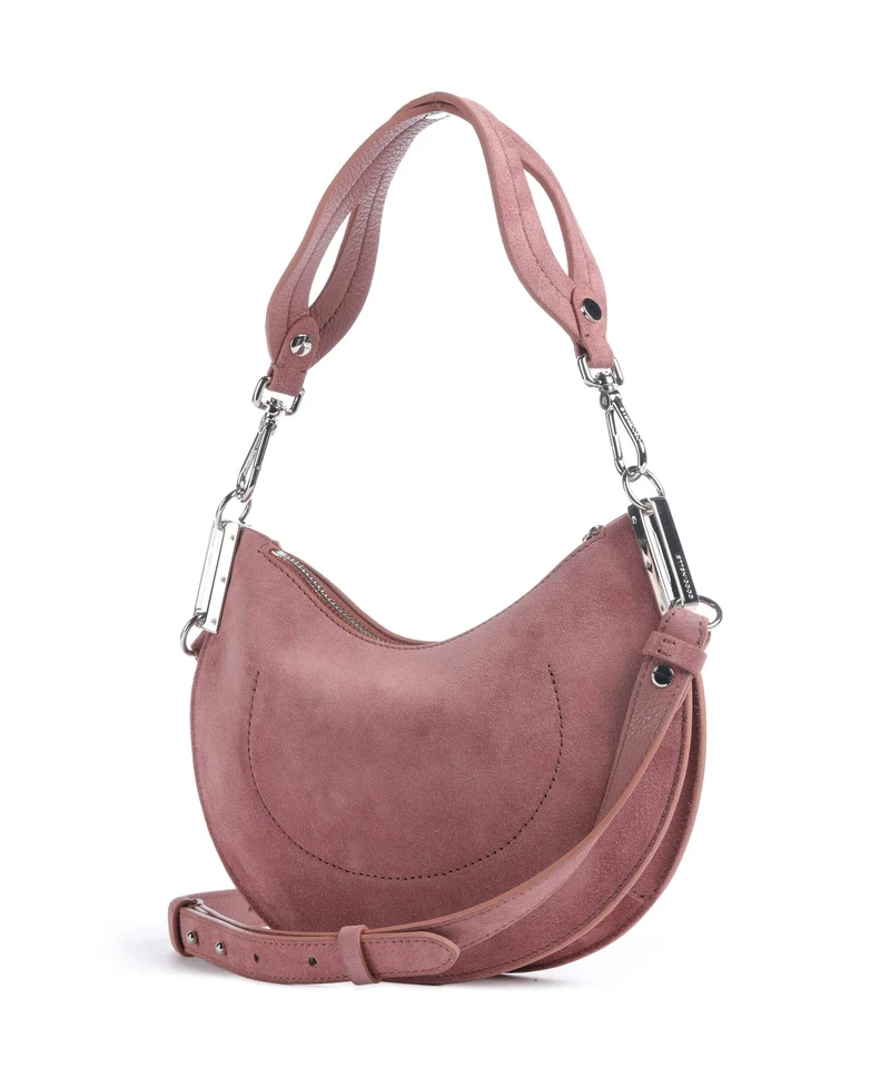 Coccinelle Sunup Suede Sac porté épaule winter rose