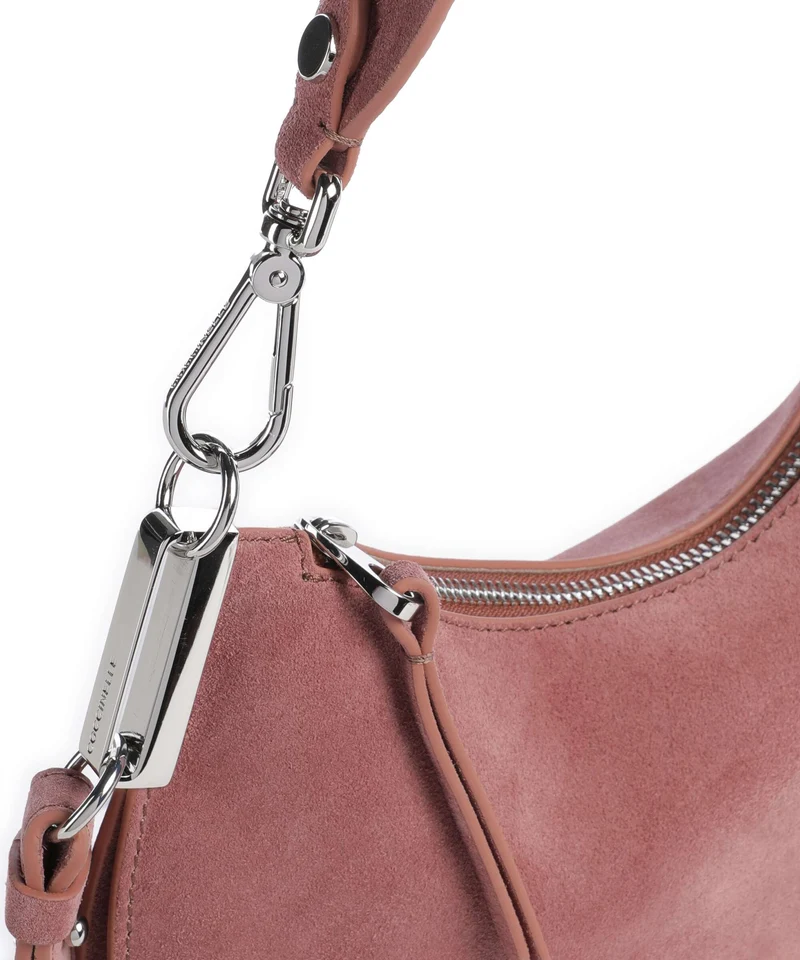 Coccinelle Sunup Suede Sac porté épaule winter rose
