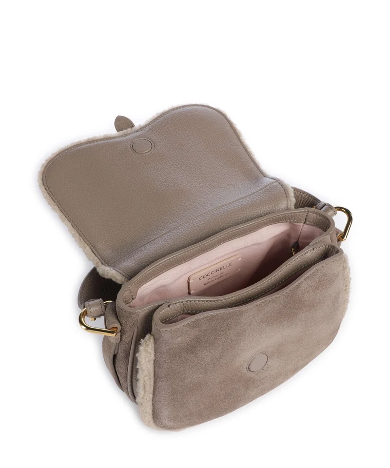 Coccinelle Smash Suede Sac à main warm taupe