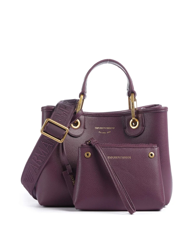 Emporio Armani My EA S Sac à main aubergine/foliage