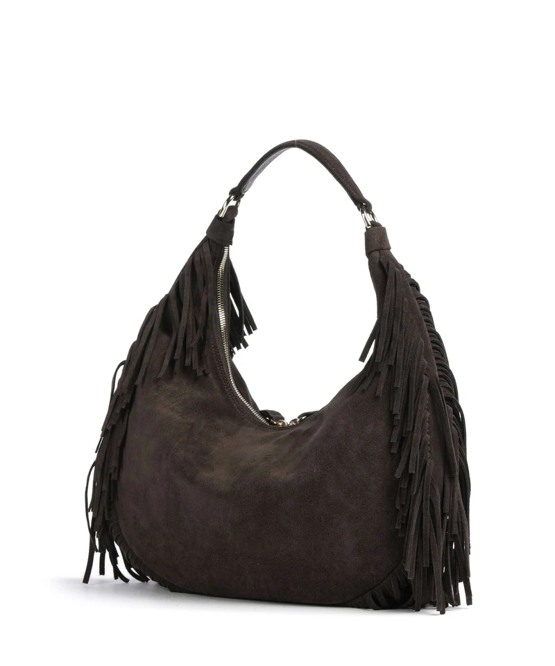Abro Suede Nana Sac fourre-tout dark brown