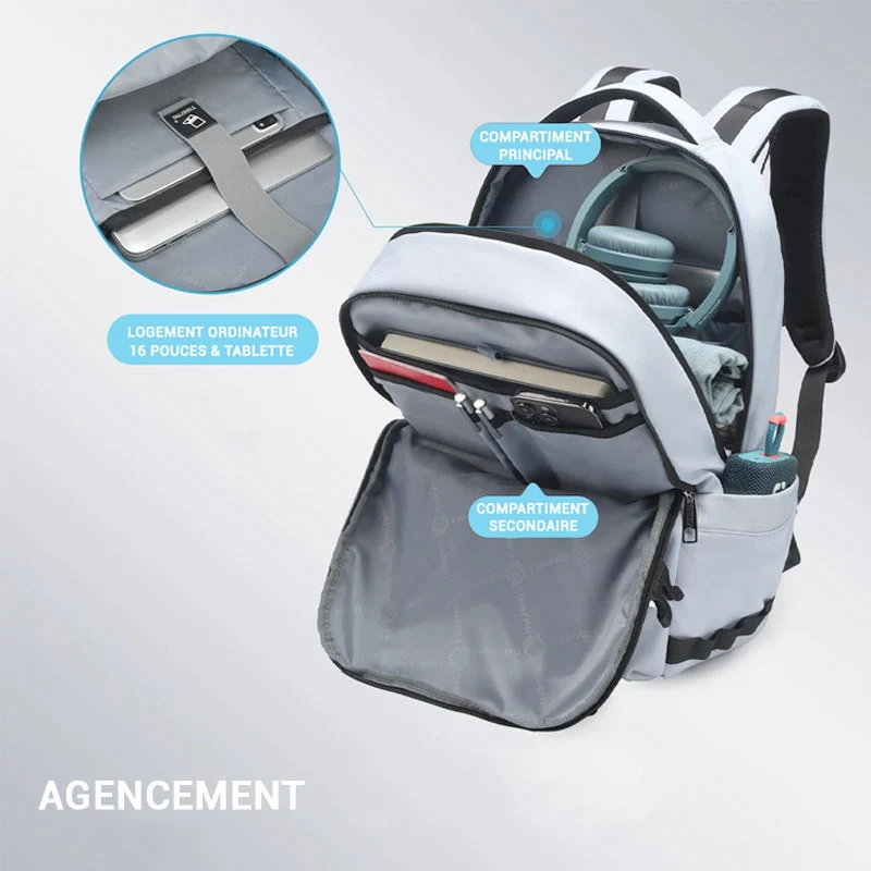 Tigernu Iceberg sac à dos de voyage femme