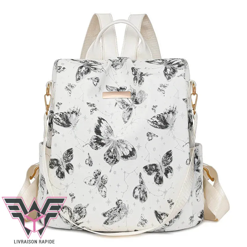 Papillons sac antivol femme tendance